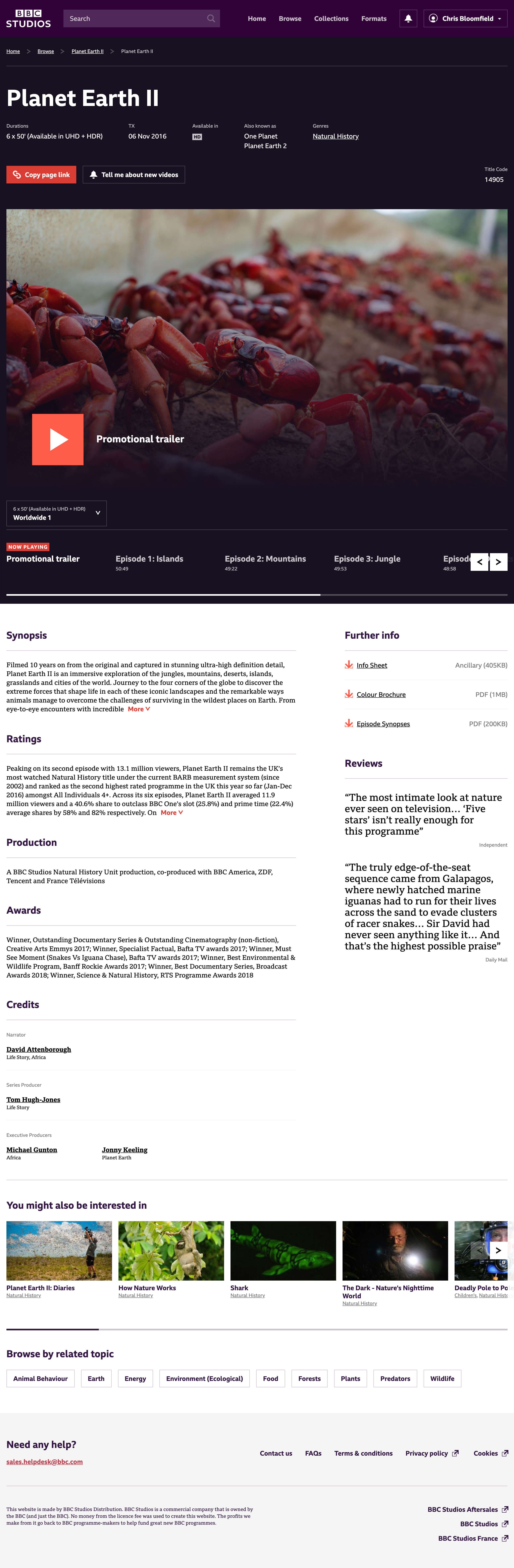 International Content Platform screenshot 2