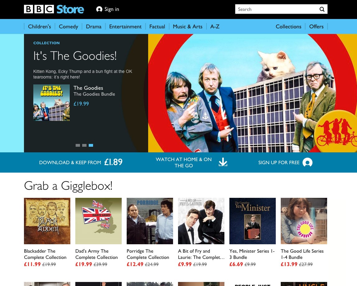 BBC Store screenshot 1