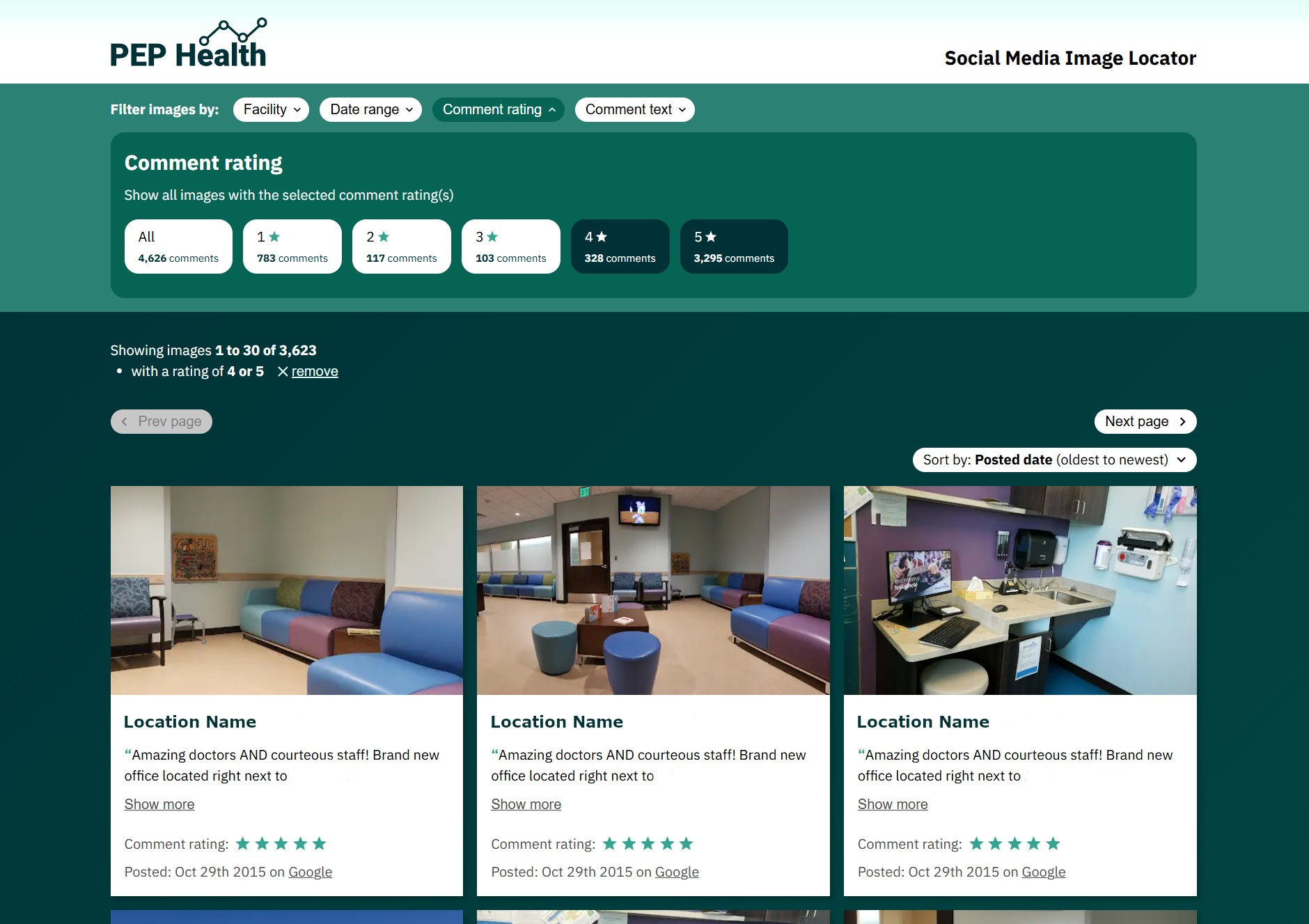 Social Media Image Locator screenshot 1
