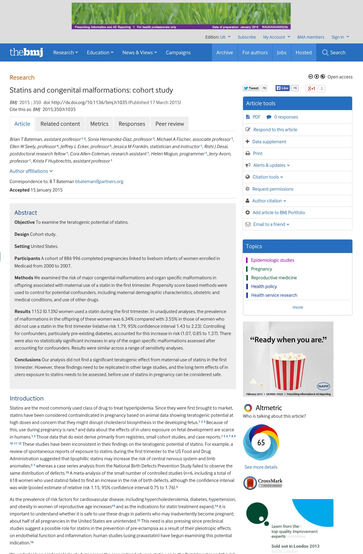 The BMJ screenshot 2